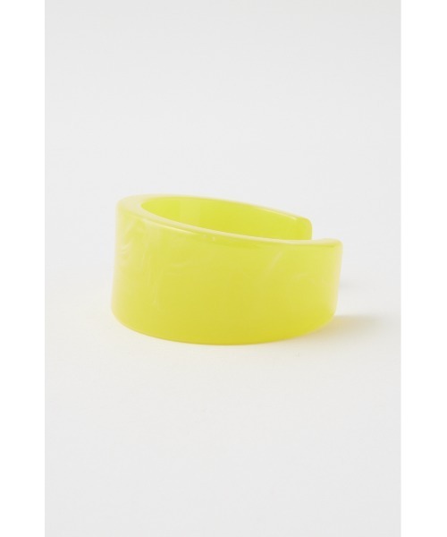 MOUSSY(マウジー)の「MARBLE BANGLE セット(バングル/リストバンド・レディース・イエロー/グリーン・FREE)」の4枚目の写真