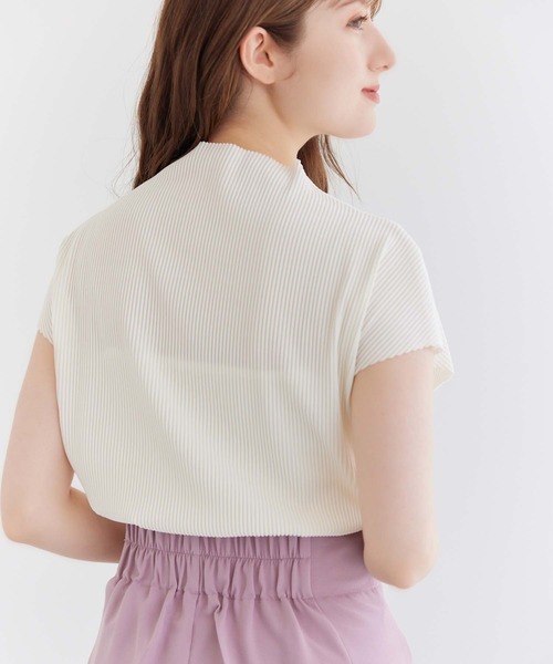 fifth（フィフス）の「プチハイリブカットソー（Tシャツ/カットソー・レディース・ライトグリーン/ホワイト・M）」の10枚目の写真