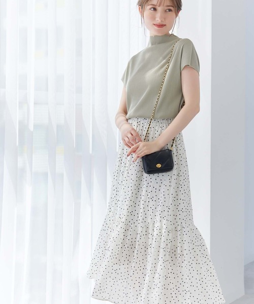 fifth（フィフス）の「プチハイリブカットソー（Tシャツ/カットソー・レディース・ライトグリーン/ホワイト・M）」の11枚目の写真