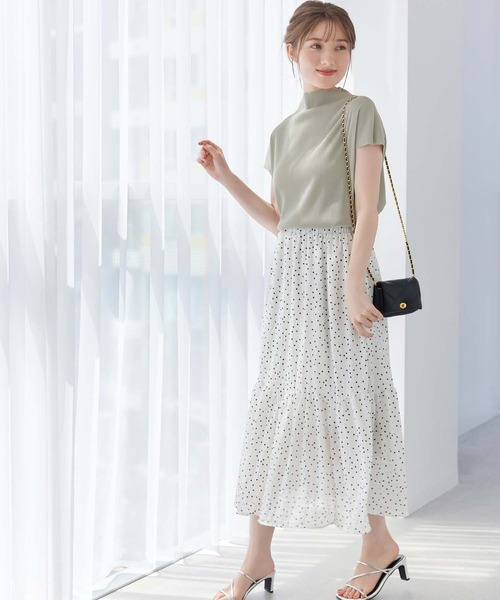 fifth（フィフス）の「プチハイリブカットソー（Tシャツ/カットソー・レディース・ライトグリーン/ホワイト・M）」の20枚目の写真