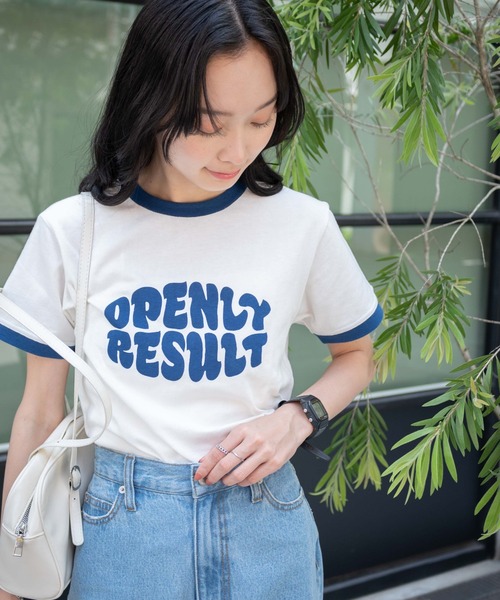 WEGO（ウィゴー）の「WEGO/ヴィンテージライクリンガーＴ（Tシャツ/カットソー・レディース・イエロー/ホワイト/オフホワイト・FREE）」の11枚目の写真