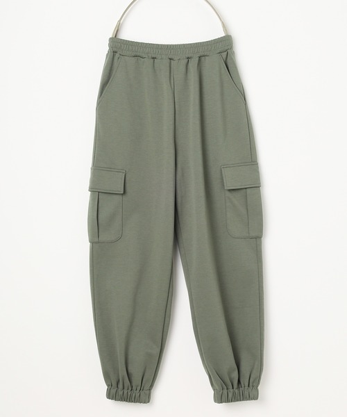 Honeys（ハニーズ）の「カーゴスウェットパンツ（カーゴパンツ・レディース・ブラック/カーキ/杢グレー/アイボリー・SS/S/M/L/LL）」の14枚目の写真