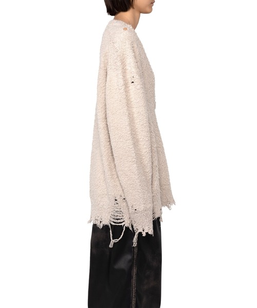 MAISON MIHARA YASUHIRO Blushed ニット レディース Maison MIHARA YASUHIRO（メゾンミハラヤスヒロ）の「V-neck