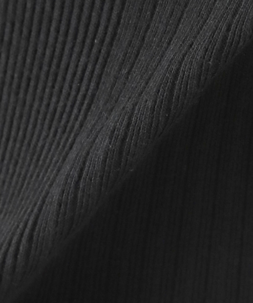 journal standard L'essage（ジャーナルスタンダードレサージュ）の「《追加2》ランダムリブ半袖Tシャツ（Tシャツ/カットソー・レディース・ホワイト/ブラック/ダークブルー/ブラック系その他・FREE）」の12枚目の写真