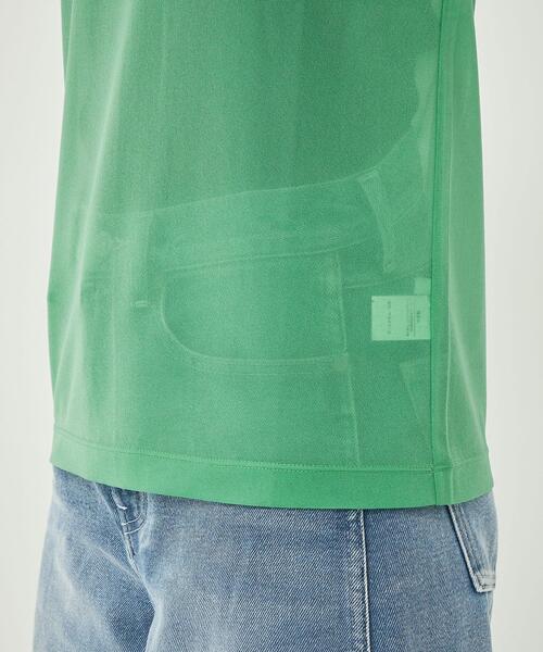 green label relaxing（グリーンレーベルリラクシング）の「［size SHORTあり］シアー クルーネック シャーリング ロンT カットソー（Tシャツ/カットソー・レディース・ケリー/ブラック/オフホワイト・FREE/SHORT）」の15枚目の写真