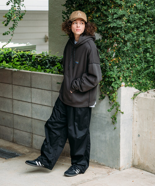 限定展開 ワイドシルエット ミリタリーサーカスパンツ/スノーパンツ