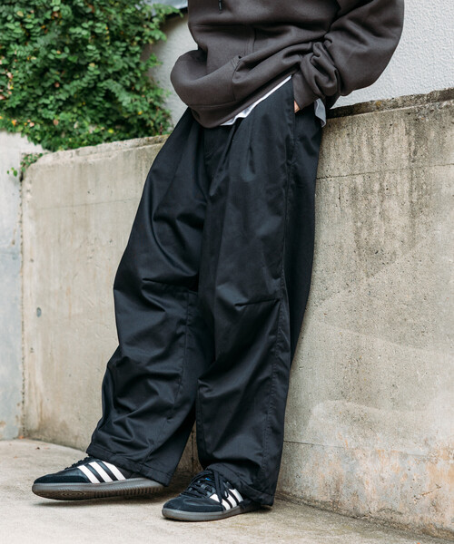 限定展開 ワイドシルエット ミリタリーサーカスパンツ/スノーパンツ