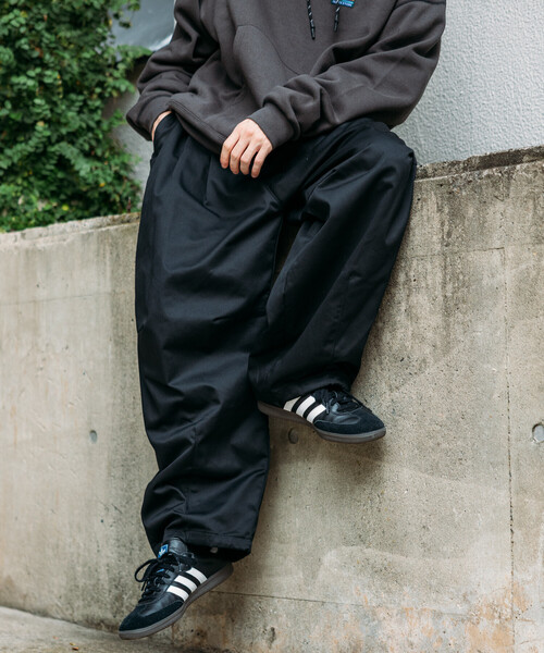 セール】限定展開 ワイドシルエット ミリタリーサーカスパンツ/スノー