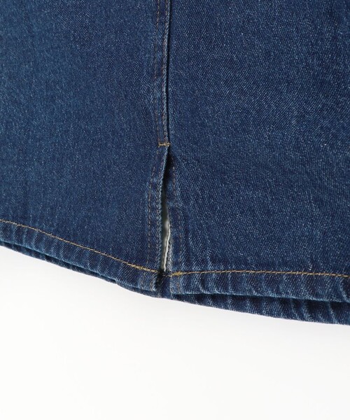 BRANSHES(ブランシェス)の「デニムジャンパースカート(ジャンパースカート・キッズ・キナリ/ネイビー・90/130/150/110/100/140/120)」の9枚目の写真