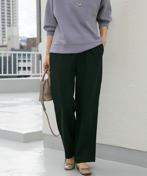 URBAN RESEARCH DOORS(アーバンリサーチドアーズ)の「イージーケアストレートパンツ(その他パンツ・レディース・チャコールグレー/ブラック・MEDIUM)」の7枚目の写真