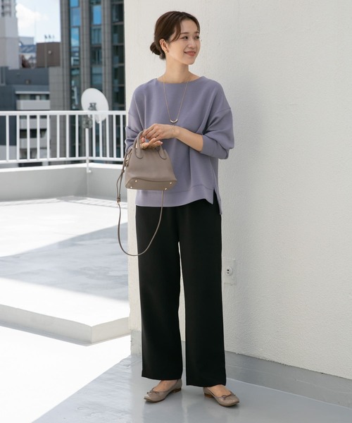 URBAN RESEARCH DOORS(アーバンリサーチドアーズ)の「イージーケアストレートパンツ(その他パンツ・レディース・チャコールグレー/ブラック・MEDIUM)」の18枚目の写真