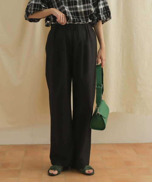 URBAN RESEARCH DOORS(アーバンリサーチドアーズ)の「イージーケアストレートパンツ(その他パンツ・レディース・チャコールグレー/ブラック・MEDIUM)」の13枚目の写真