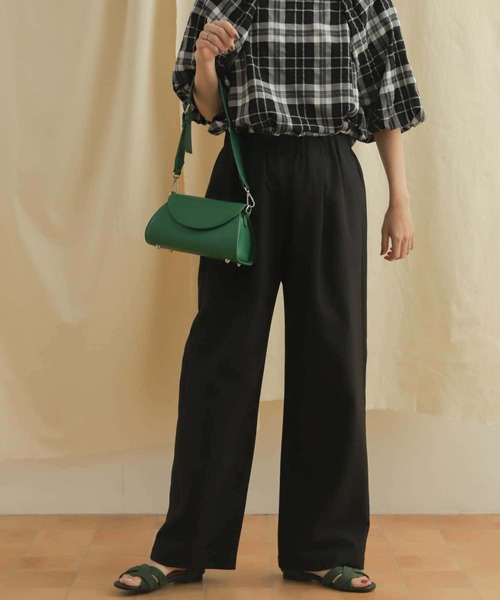 URBAN RESEARCH DOORS(アーバンリサーチドアーズ)の「イージーケアストレートパンツ(その他パンツ・レディース・チャコールグレー/ブラック・MEDIUM)」の22枚目の写真