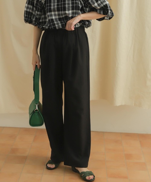 URBAN RESEARCH DOORS(アーバンリサーチドアーズ)の「イージーケアストレートパンツ(その他パンツ・レディース・チャコールグレー/ブラック・MEDIUM)」の8枚目の写真