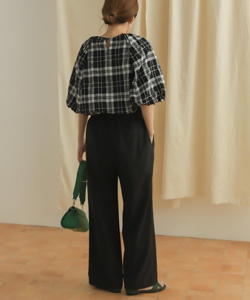 URBAN RESEARCH DOORS(アーバンリサーチドアーズ)の「イージーケアストレートパンツ(その他パンツ・レディース・チャコールグレー/ブラック・MEDIUM)」の19枚目の写真