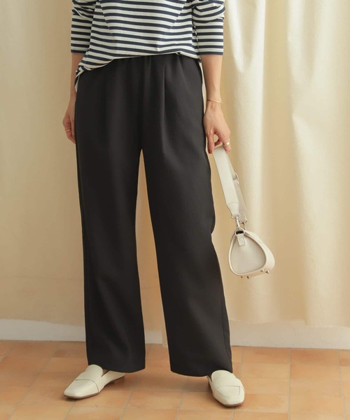 URBAN RESEARCH DOORS(アーバンリサーチドアーズ)の「イージーケアストレートパンツ(その他パンツ・レディース・チャコールグレー/ブラック・MEDIUM)」の5枚目の写真