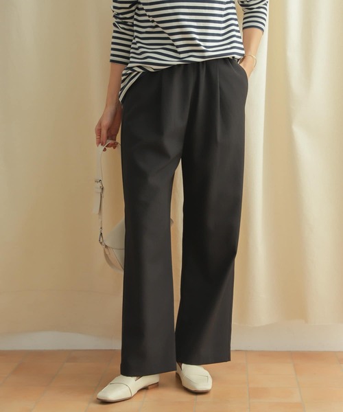 URBAN RESEARCH DOORS(アーバンリサーチドアーズ)の「イージーケアストレートパンツ(その他パンツ・レディース・チャコールグレー/ブラック・MEDIUM)」の20枚目の写真