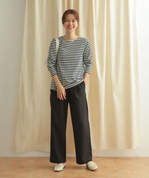 URBAN RESEARCH DOORS(アーバンリサーチドアーズ)の「イージーケアストレートパンツ(その他パンツ・レディース・チャコールグレー/ブラック・MEDIUM)」の11枚目の写真