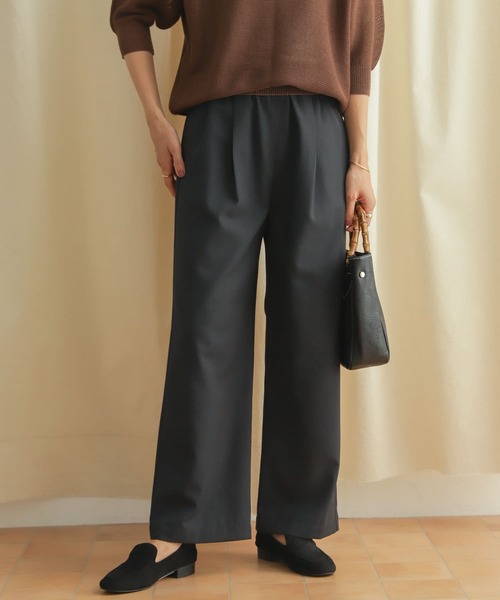 URBAN RESEARCH DOORS(アーバンリサーチドアーズ)の「イージーケアストレートパンツ(その他パンツ・レディース・チャコールグレー/ブラック・MEDIUM)」の21枚目の写真