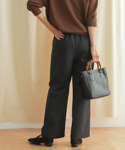 URBAN RESEARCH DOORS(アーバンリサーチドアーズ)の「イージーケアストレートパンツ(その他パンツ・レディース・チャコールグレー/ブラック・MEDIUM)」の12枚目の写真