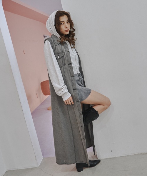 BLONDEY（ブロンディ）の「デニムロングワンピース（ワンピース）」 - WEAR
