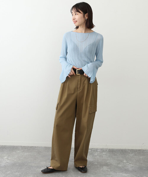 【新品未使用品】IENA SLOBE フレアスリーブ ニット Yahoo!オークション - SLOBE IENA スローブイエナ 23AW フレア