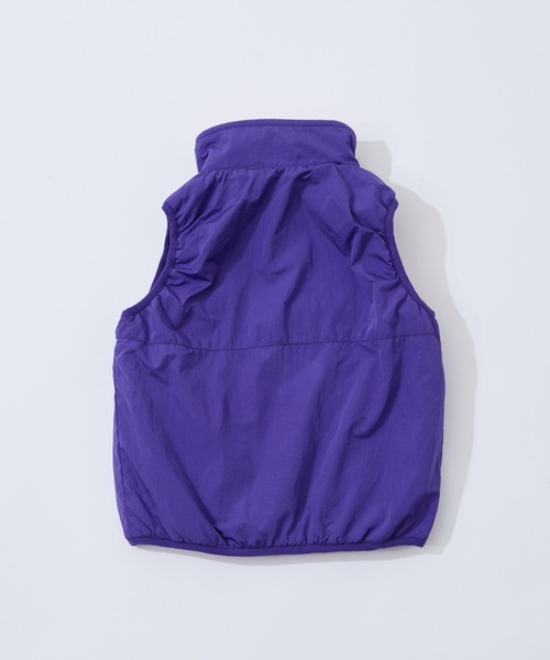 Franklin Climbing(フランクリンクライミング)の「【KIDS】【Franklin Climbing】ナイロンフリースリバーシブルベスト(ベスト・キッズ・チャコールグレー/パープル・LARGE/X-LARGE/XX-LARGE)」の5枚目の写真