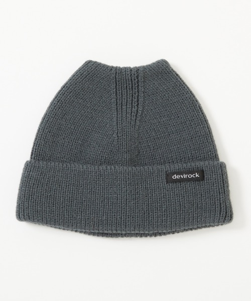 devirock（デビロック）の「猫耳 ニットキャップ（ニットキャップ/ビーニー・キッズ・パープル/チャコール/アイボリー・M/L）」の10枚目の写真