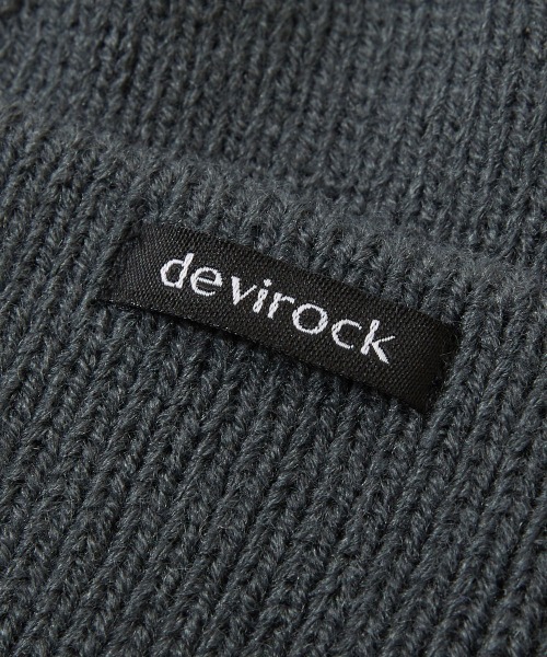 devirock（デビロック）の「猫耳 ニットキャップ（ニットキャップ/ビーニー・キッズ・パープル/チャコール/アイボリー・M/L）」の4枚目の写真