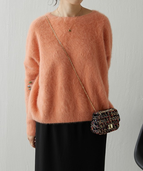 美品♡コラージュガリャルダガランテ24完売品カシミヤ混FOXファーカーディガン 2024AW完売色【コラージュガリャルダガランテ 】FOXファーカーディガン