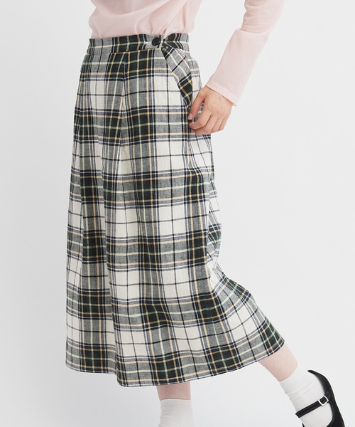 bulle de savon コットンワッシャーツイルチェックスカート タータンチェックが似合う季節(*^^*) | ＆mm SOUVENIR STORE