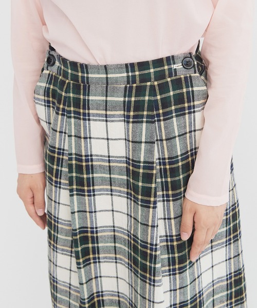 bulle de savon（ビュルデサボン）の「cotton washer twill check