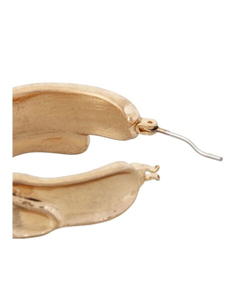 EVRIS（エヴリス）の「LEAF DESIGN HOOP ピアス（ピアス（両耳用）・レディース・ゴールド/シルバー・FREE）」の8枚目の写真