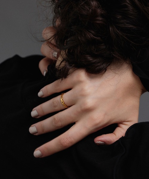 CENE(セネ)の「【CENE】セネ/コネクトスリムリング(リング・レディース・ゴールド・#9/#13/#11)」の4枚目の写真