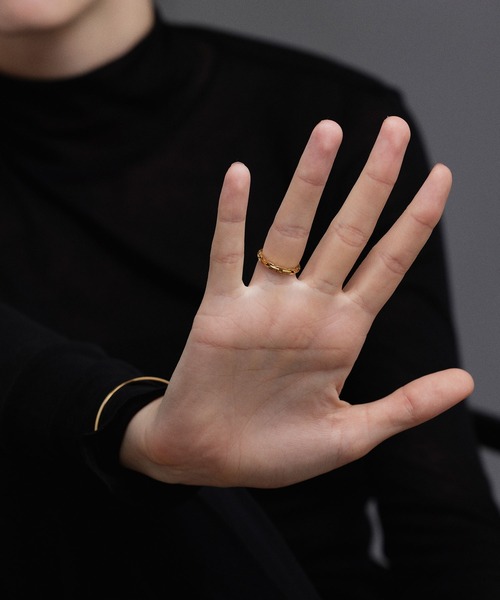 CENE(セネ)の「【CENE】セネ/コネクトスリムリング(リング・レディース・ゴールド・#9/#13/#11)」の6枚目の写真