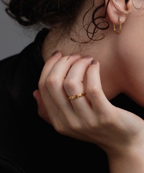 CENE(セネ)の「【CENE】セネ/コネクトスリムリング(リング・レディース・ゴールド・#9/#13/#11)」の7枚目の写真