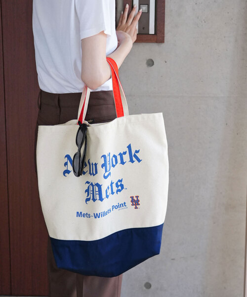 SLOBE citron.(スローブシトロン)の「SLOBE citron. MLB OLD ENGLISH WFM TOTE(トートバッグ・レディース・アイボリー・FREE)」の8枚目の写真