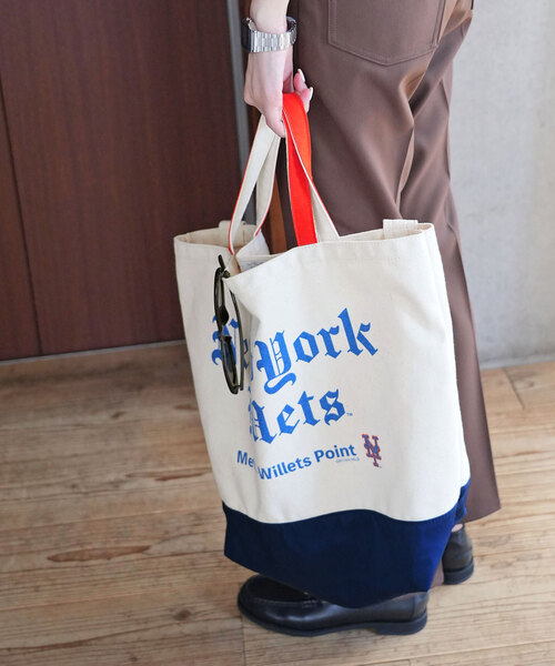 SLOBE citron.(スローブシトロン)の「SLOBE citron. MLB OLD ENGLISH WFM TOTE(トートバッグ・レディース・アイボリー・FREE)」の10枚目の写真