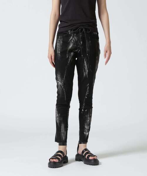 KMRii（ケムリ）の「KMRii/ケムリ/Discharged Twill Stretch Pants（その他パンツ・レディース・ブラック・26/27/28）」の6枚目の写真