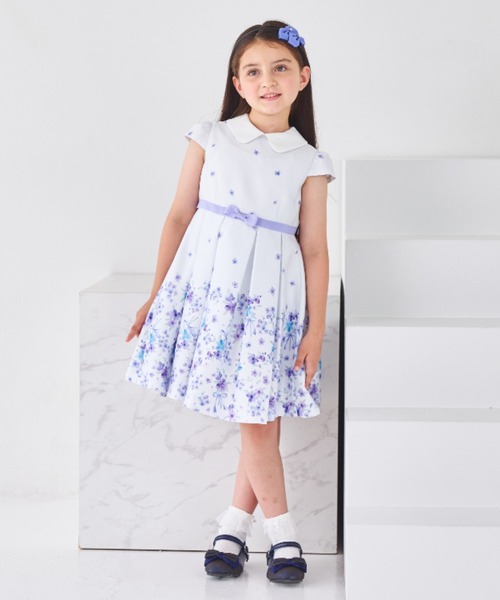 パネルフラワーアンサンブル(キッズ/115～130cm)（スーツセット