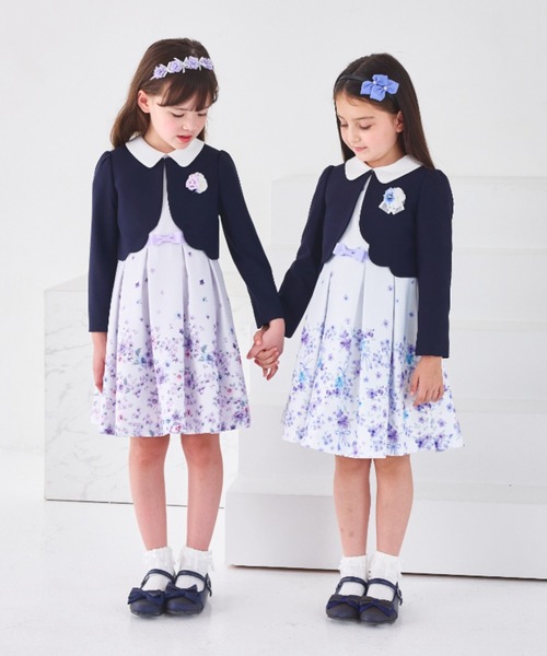 CHOPIN パネルフラワーアンサンブル パネルフラワーアンサンブル(キッズ/115～130cm)（スーツセット