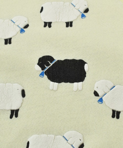 【ヴィンテージ古着】80's ヒツジ アニマルプリント クルーネックスウェット USA製（スウェット）｜VINTAGE（ヴィンテージ）