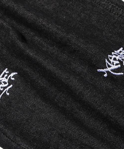 XLARGE(エクストララージ)の「ALLOVER LOGO DENIM PANTS(デニムパンツ・メンズ・インディゴブルー/ブラック・32inch/30inch/36inch/34inch)」の12枚目の写真