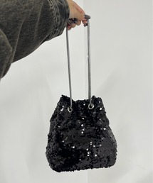 スパンコール巾着