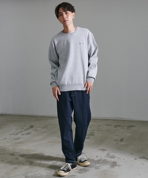 CONVERSE(コンバース)の「『CONVERSE/コンバース』ミラノリブクルーネックセーター(ニット/セーター・メンズ・グレイッシュベージュ/ブラック/ブルー/オフホワイト・XL/L/M)」の14枚目の写真