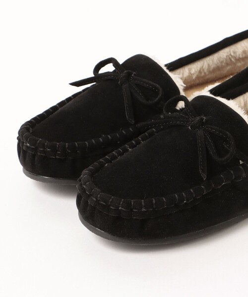 BEAMS HEART(ビームスハート)の「BEAMS HEART / フェイクスエード ボアモカシン(モカシン/デッキシューズ・レディース・ブラック/ベージュ/レッド/グレー・SMALL/MEDIUM/LARGE)」の17枚目の写真