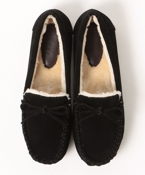 BEAMS HEART(ビームスハート)の「BEAMS HEART / フェイクスエード ボアモカシン(モカシン/デッキシューズ・レディース・ブラック/ベージュ/レッド/グレー・SMALL/MEDIUM/LARGE)」の20枚目の写真