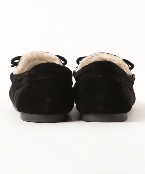 BEAMS HEART(ビームスハート)の「BEAMS HEART / フェイクスエード ボアモカシン(モカシン/デッキシューズ・レディース・ブラック/ベージュ/レッド/グレー・SMALL/MEDIUM/LARGE)」の21枚目の写真