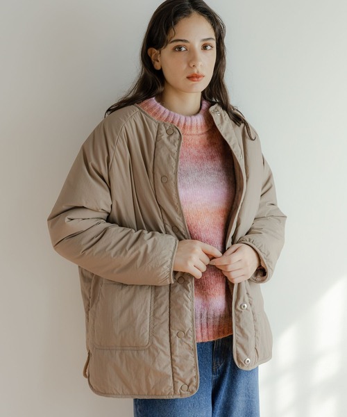 LAKOLE(ラコレ)の「ボアブルゾン / 981960(ブルゾン・レディース・ブラック/ライトベージュ・SMALL/MEDIUM)」の1枚目の写真