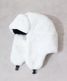 Ree&Mee | Ree&Mee もこもこ ファー 2WAY パイロット キャップ CAP 防寒 ハット 男女兼用(キャップ)